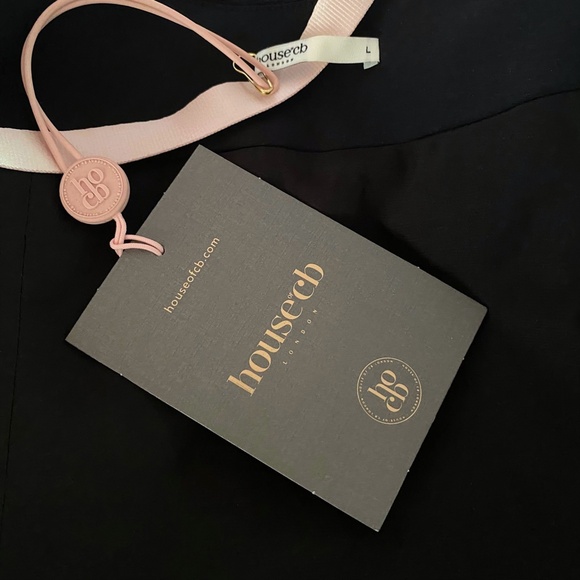 NEW House of CB Noura Top Black Large - Picture 16 of 17